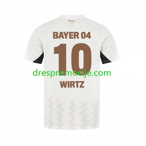 Bayer 04 Leverkusen Florian Wirtz 10 Dres Gostujući 2024/2025 Kratkih Rukava Bayer 04 Leverkusen Florian Wirtz 10 Dres Gostujući 2024/2025 Kratkih Rukava